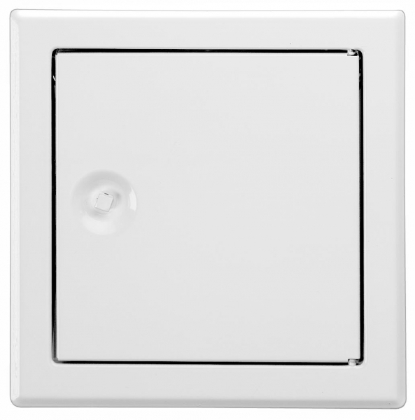Revisionstür weiss Einbaumaß 15 x 15 cm mit Schlüssel